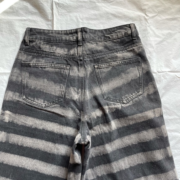 Wide leg jeans with stripes - Picture 4 of 4